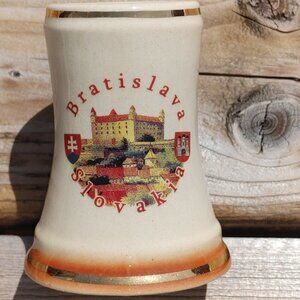 Vintage Bratislava Slovakia Mini Stein Shot Glass